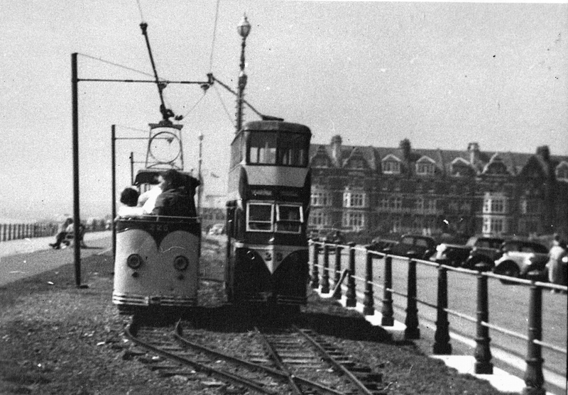 1951 image of miniature tramway